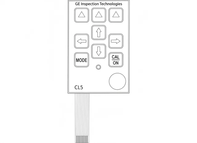 Teclado de Membrana para Equipamento GE CL5 - Vista 2