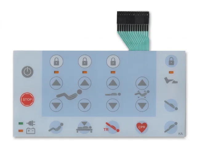 Teclado de Membrana para Cama Hospitalar Linet