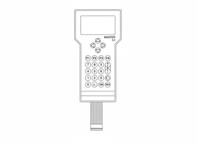 Teclado de Membrana para Equipamento Moretto Master 200 - Vista 2