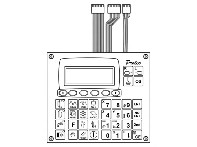 Teclado de Membrana para IHM MCS CMsatisloh - Vista 2