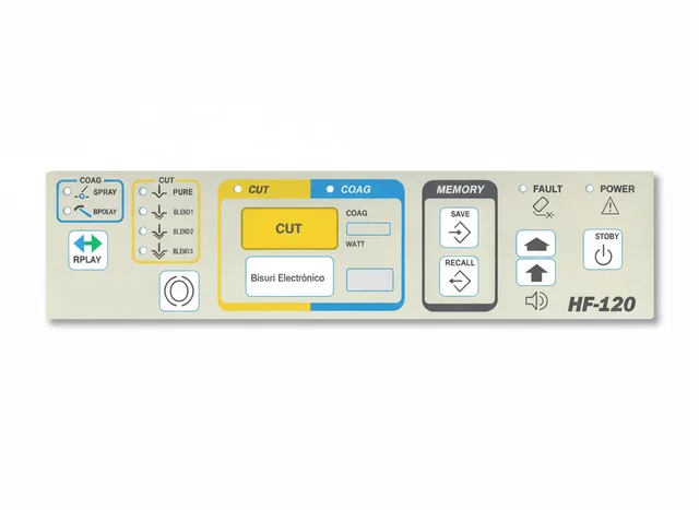 Painel de Membrana para Bisturi Eletrônico WEM HF-120