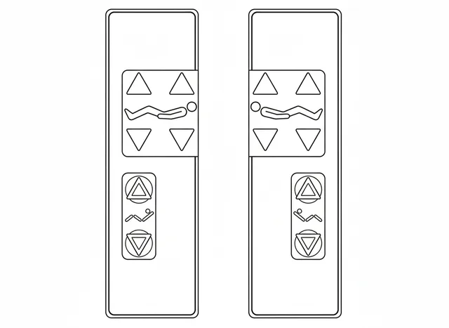 Conjunto de Painéis de Membrana para Cama Hospitalar Hill-Rom Basic Care - Vista 2